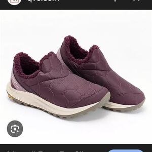 Merrell Women's Quilted Slip-On Slippers - Plum